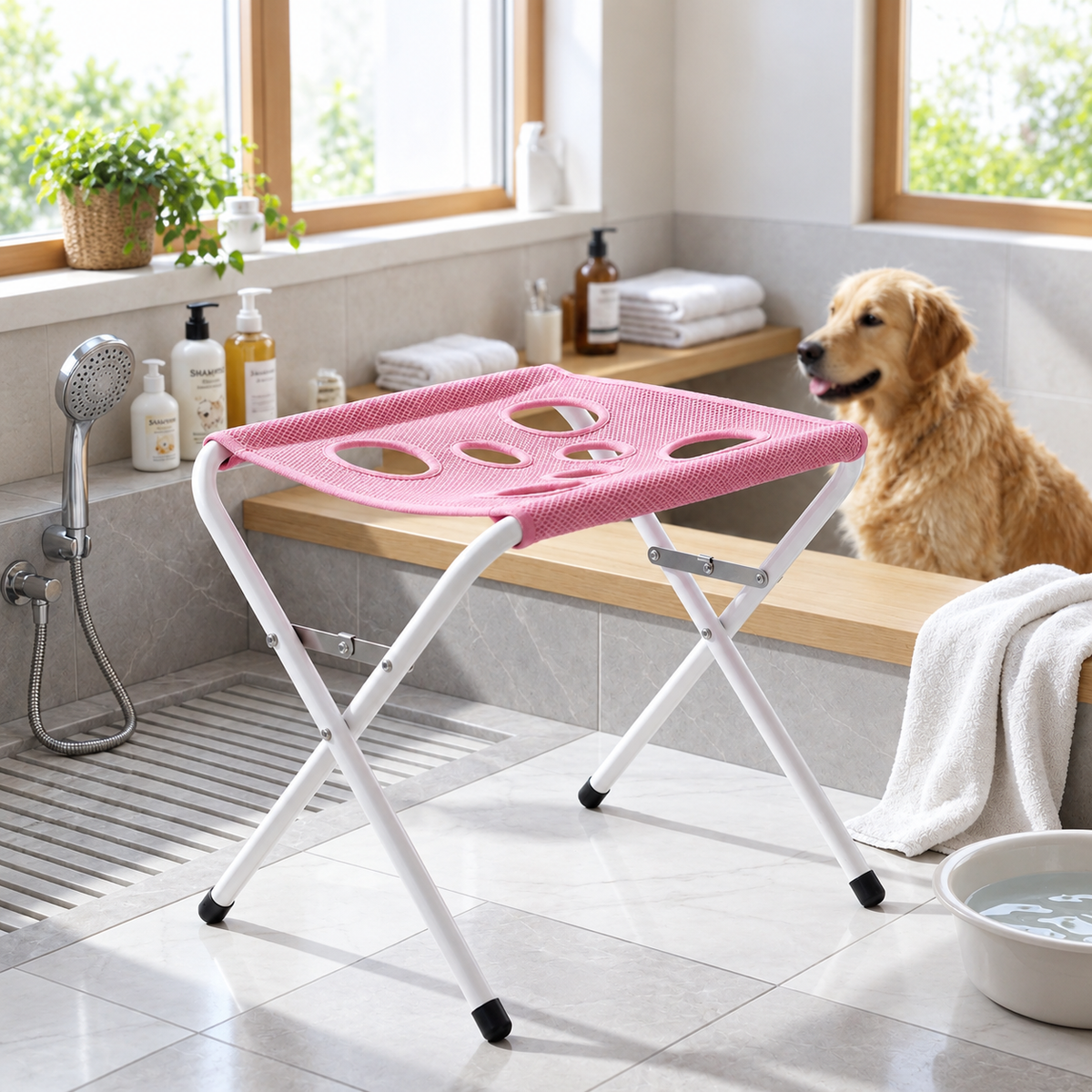 Foldable Pet Bath Hammock