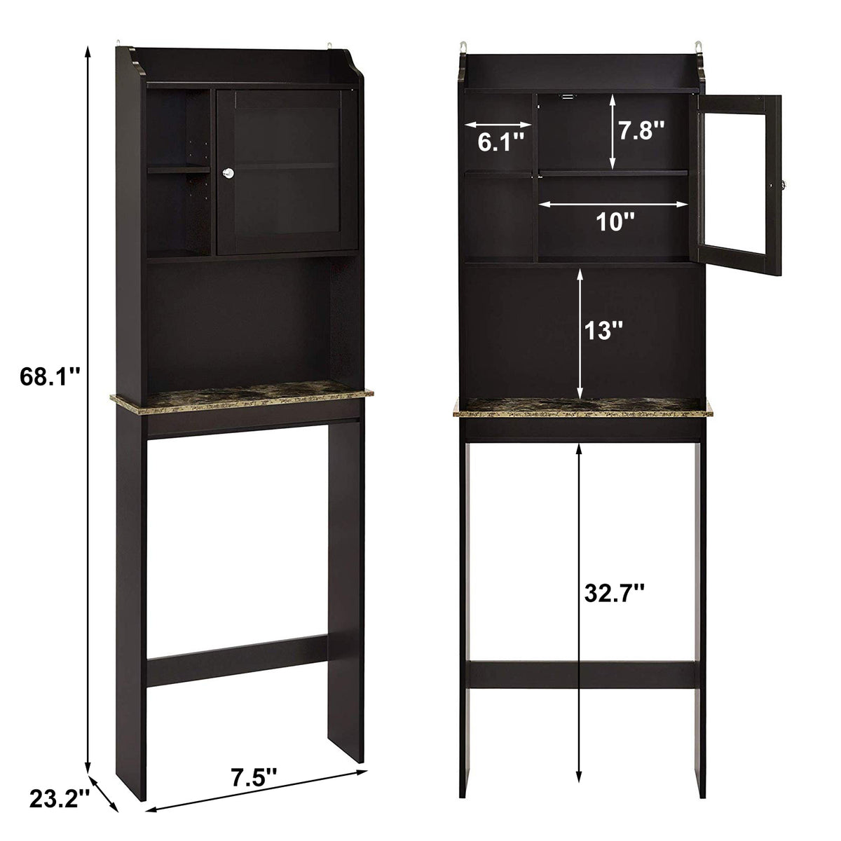 Over-the-Toilet Storage Cabinet