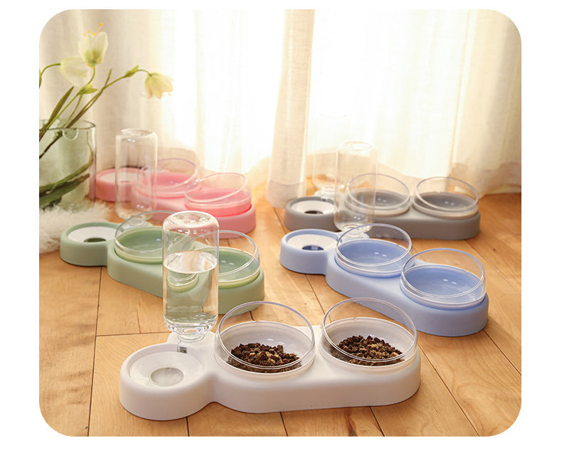 Raised Pet Food & Water Bowl