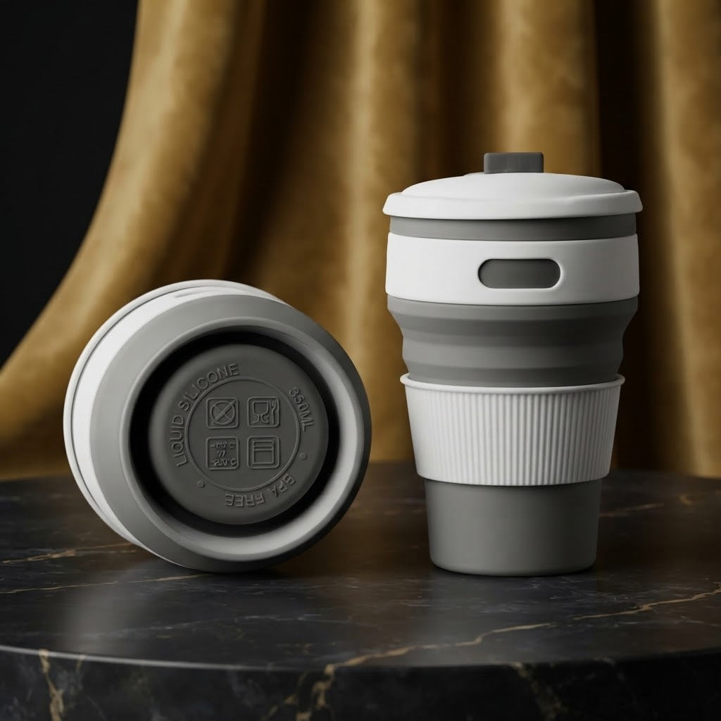 Collapsible Silicone Travel Cup (11.9 oz)