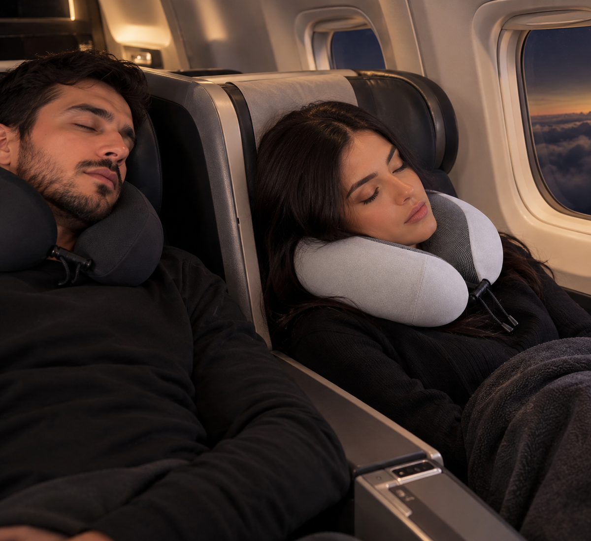 Memory Foam Travel Neck Pillow