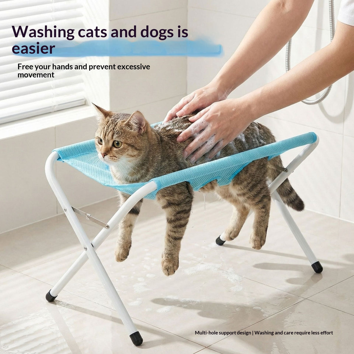 Foldable Pet Bath Hammock