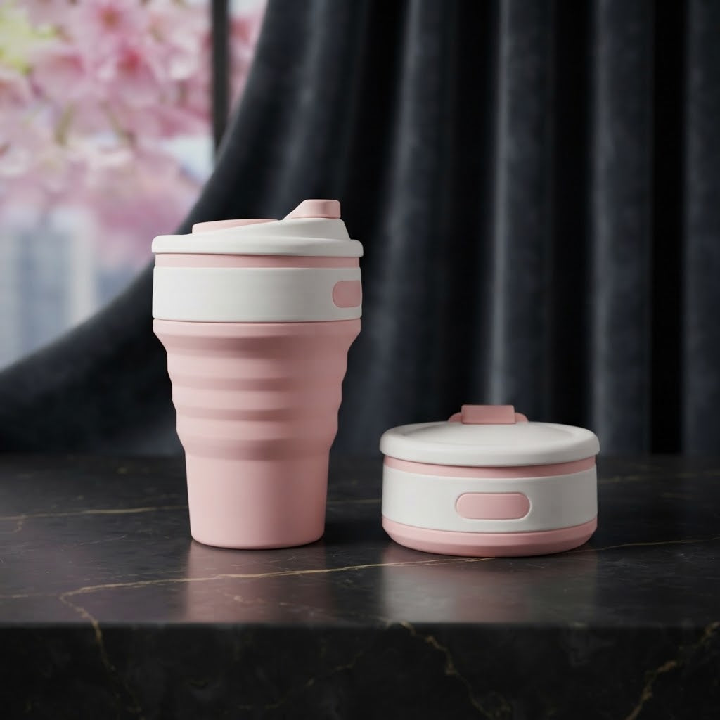 Collapsible Silicone Travel Cup (11.9 oz)