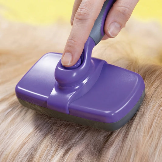 Self-Cleaning Pet Slicker Brush