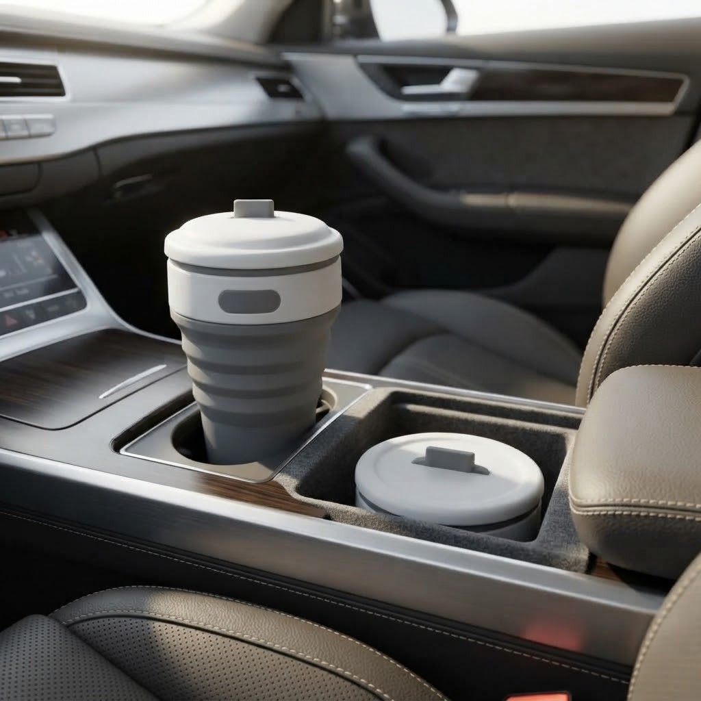 Collapsible Silicone Travel Cup (11.9 oz)